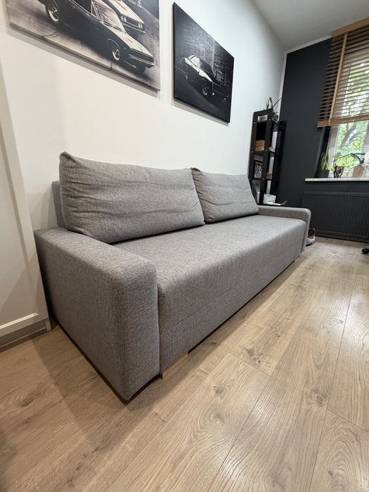 Szara sofa Ikea Brissund Hokebo - mało używana