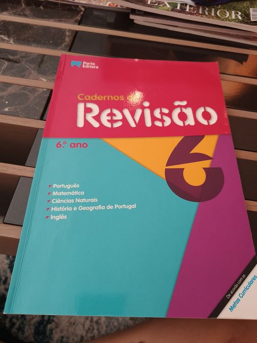 Livro escolar de revisão- 6.°ano