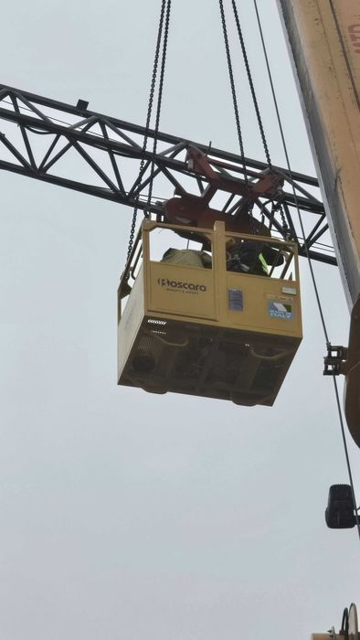 Kosz do transportu ludzi dekarski - 2 os. otwarty nowy