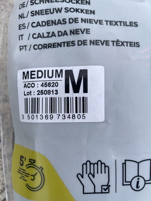 Corrente de lona  para neve