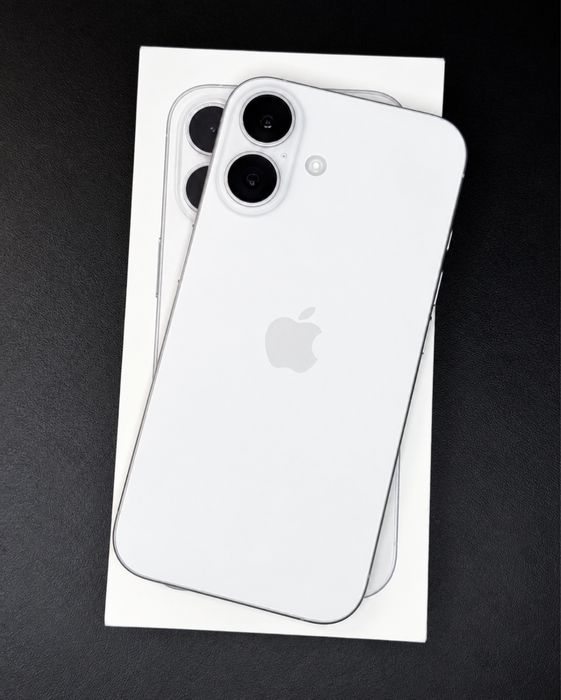 iPhone 16 128 GB White | Open Box | Gwarancja Apple | 0 cykli | SIM + ESIM