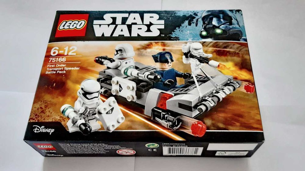Lego Star Wars 75166 First Order Transport Speeder Battle Pack selado