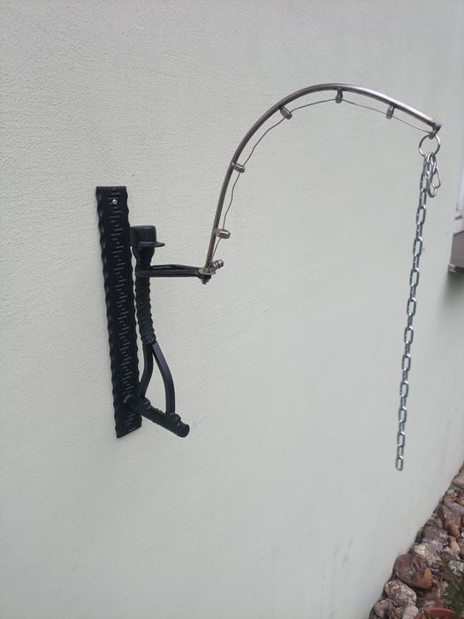 Uchwyt,wieszak na lampę solarną, świecę. Metaloplastyka
