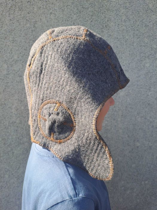 czapka do sauny, filcowa, różne wzory