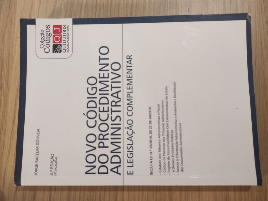 Novo código do procedimento administrativo e leg.complementar