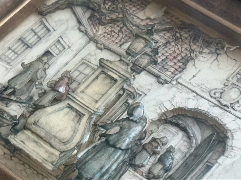 Anton Pieck obraz 3D XIX wiek