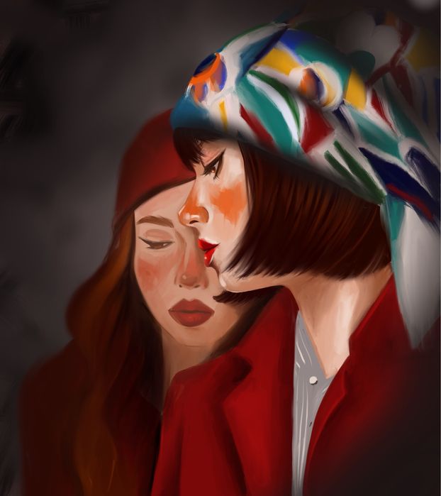 Портрет по фото digital портрет