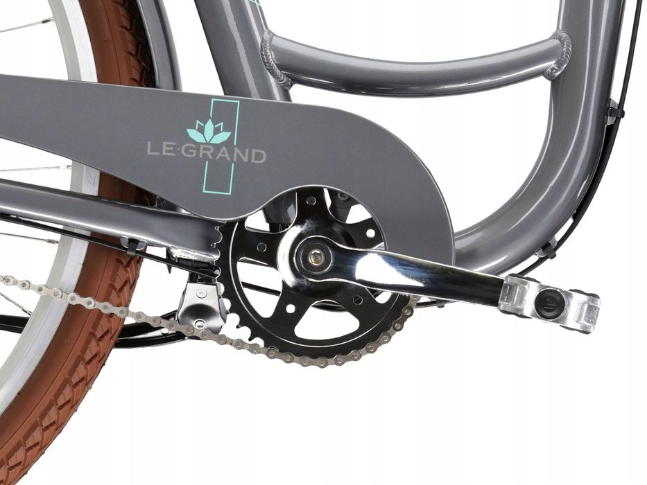 Rower Miejski Damka Le Grand eLille 1 Grafitowy Roz. L 19" *Koła 28*!