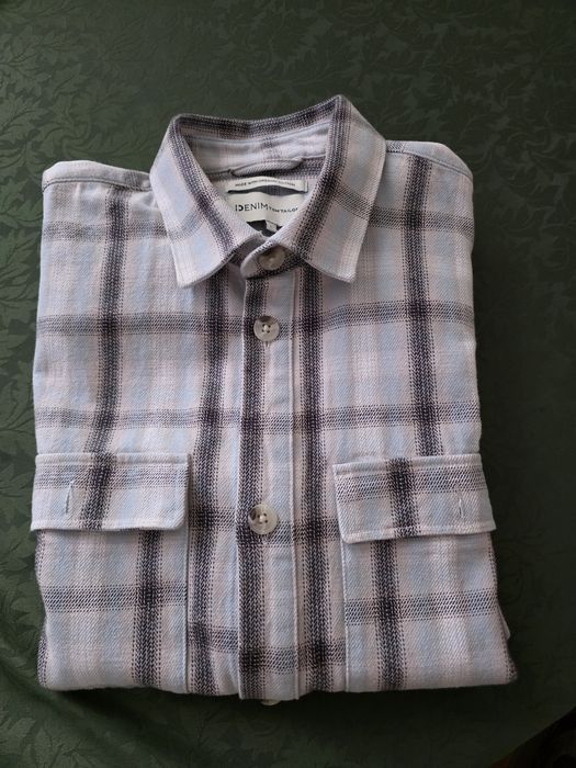 Сорочка Tom Tailor Denim,органічна бавовна ,щільна,розмір L.