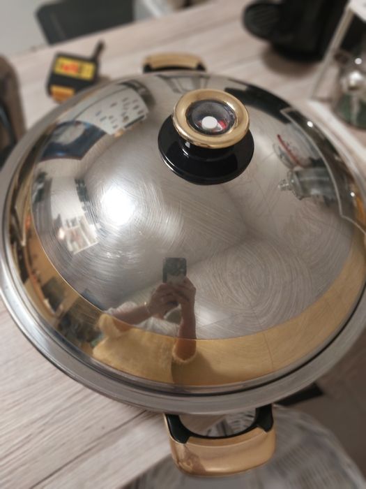 Wok 0.40 cm  e Panela cozinhar a vapor - ideia casa