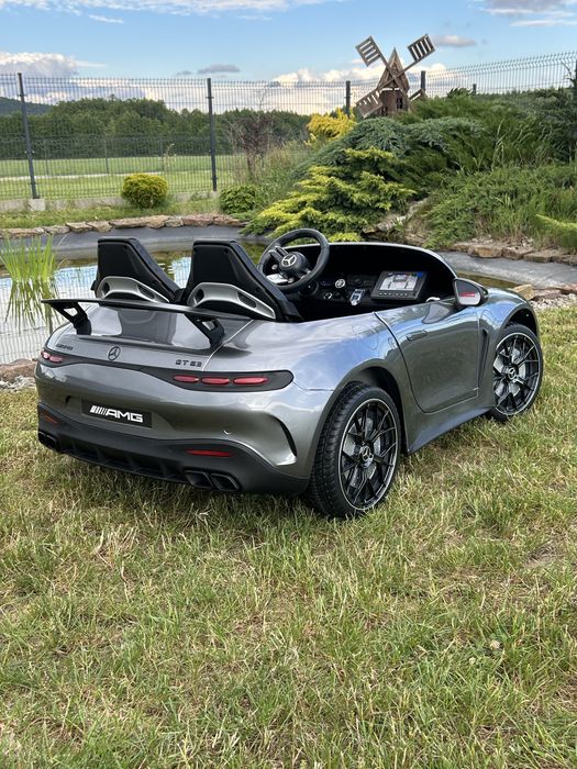 Auto Na Akumulator Mercedes GT63 AMG DK-GT63 24V LCD Szary Lakierowany