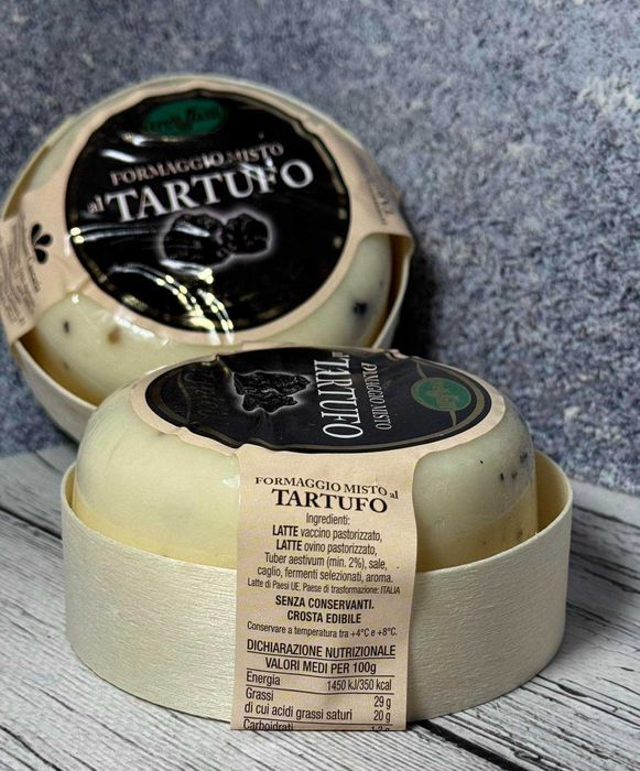 АКЦІЯ Сир із чорним трюфелем Trevalli Formaggio Misto al Tartufo 180 г