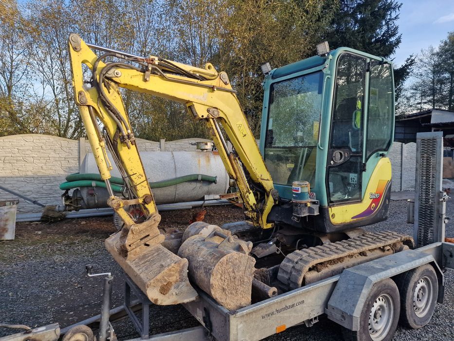 Yanmar sv20 rok 2012 minikoparka koparka zamiana