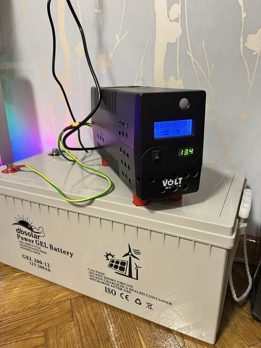 Аккумулятор для ДБЖ, ИБП. dbsolar AGM GEL 12V 200 Ah. Для инвертора