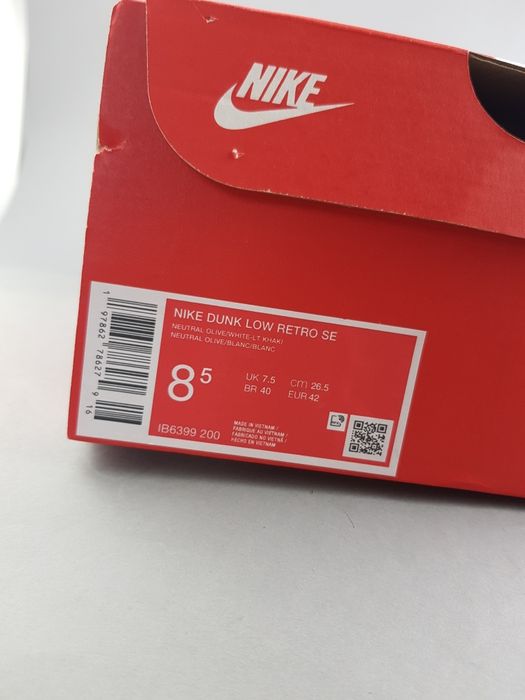 Nike Dunk Low Retro Ze 42 Nowe buty męskie skórzane zamszowe sportowe