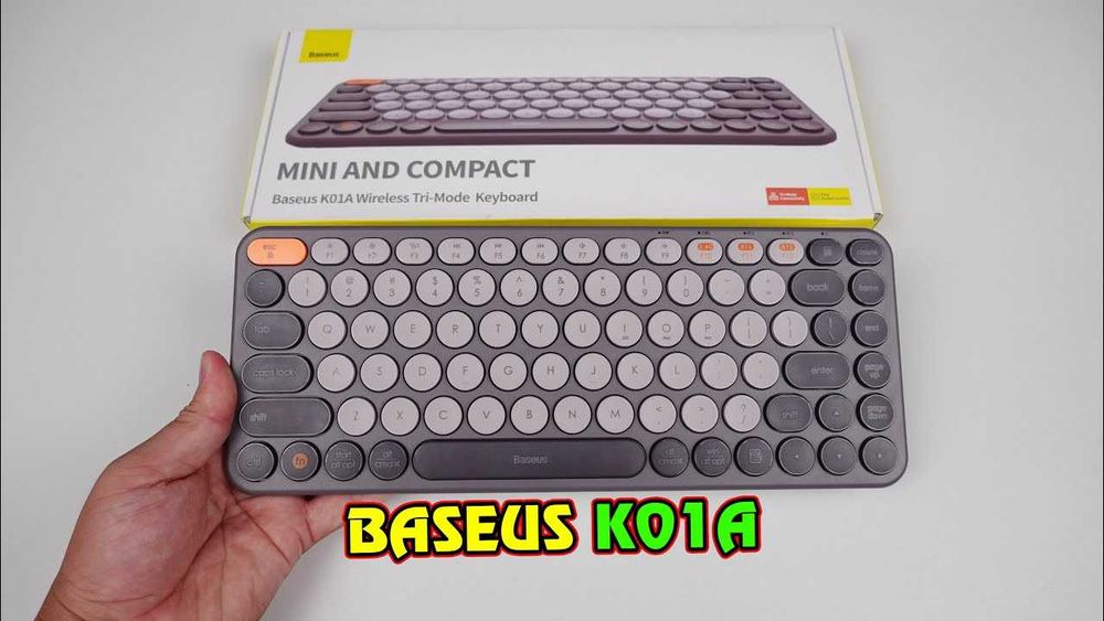 Беспроводная клавиатура Baseus K01A Compact | Бездротова клавіатура ...