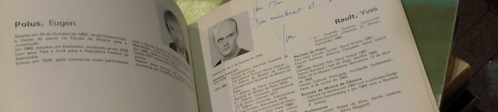 I Concurso Internacional Música 1984 C/Autógrafos