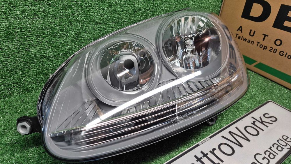 VW Golf V-10.03-07.09- ÓTICA/FAROL FRENTE ESQUERDA NOVA DEPO EMBALADA