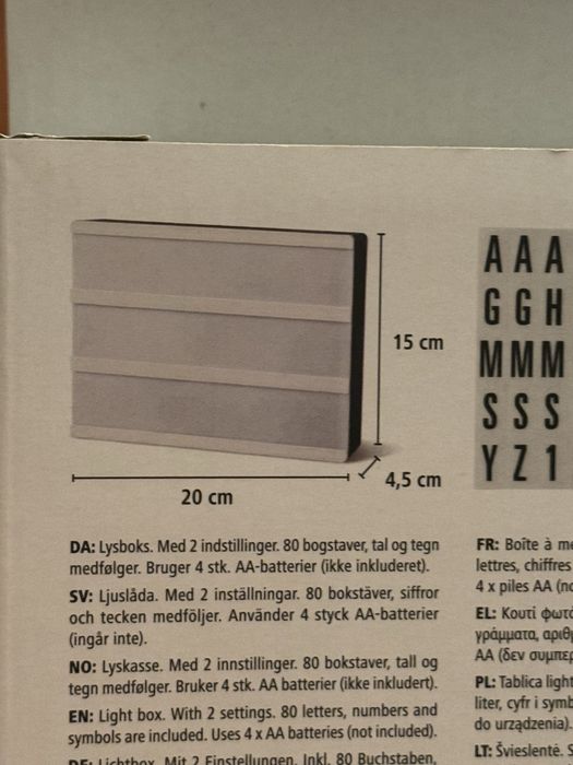 Light box лампа нічник