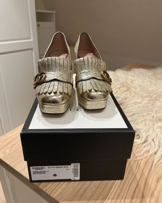 Sapatos Gucci Marmont originais