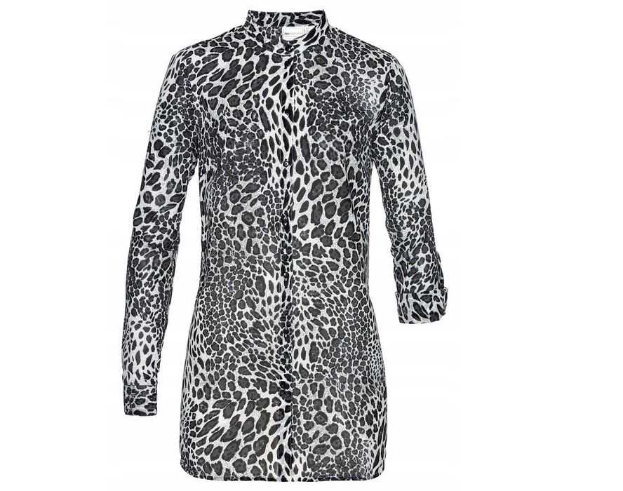 32) Bluzka w cętki 46 NOWA