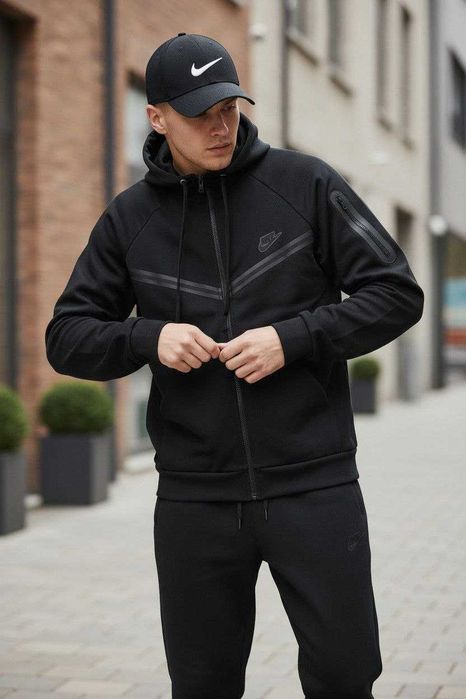 Спортивный костюм Nike Tech мужской весенний осенний найк
