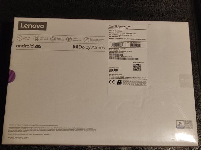 Lenovo Tab M10 Plus+extras [NOVO/SELADO]