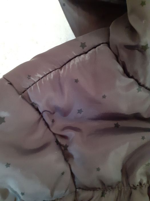 Kurtka zimowa z kapturem 134-140 cm 10 lat