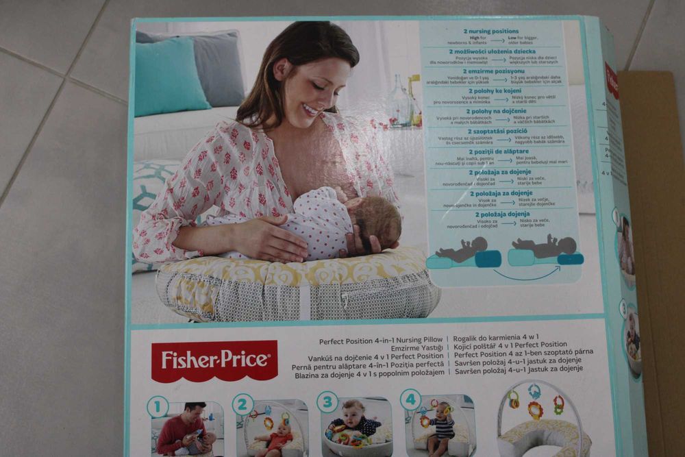 Almofada de amamentação  - fisher-price perfect position 4-in-1
