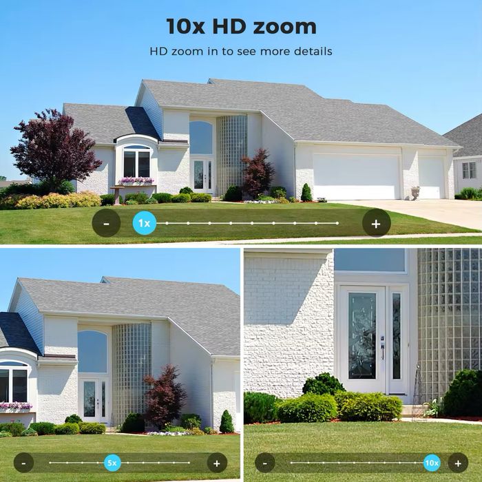 Камера вай фай 20Мп с Ночным Видением и Зумом 10X | Водонепроницаемая