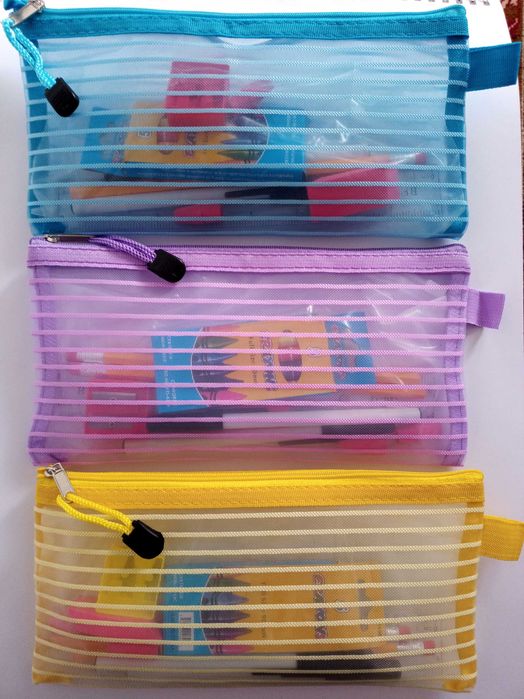 Шкільний пенал 24х12 см з наповненням