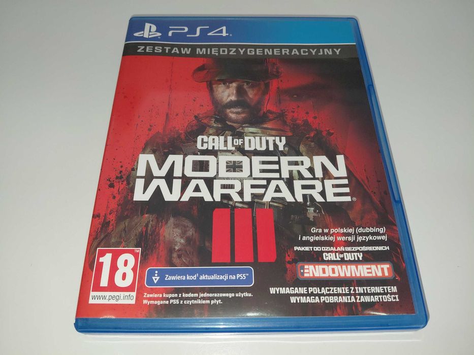 ps4 CALL OF DUTY MODERN WARFARE III PL postacie mówią po polsku hit