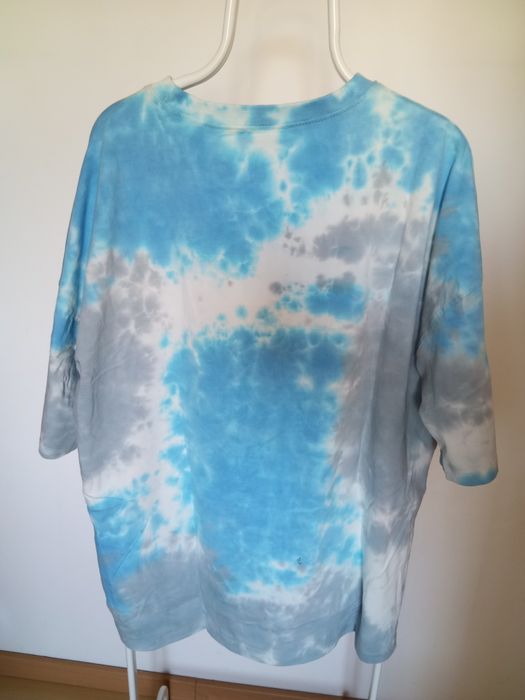 T-shirt tie-dye marca Pretty Little Thing UK nova tamanho XL azul