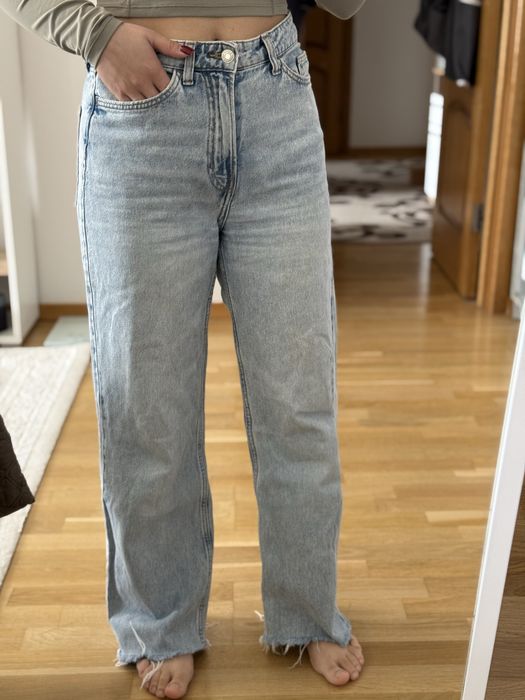 Джинси прямого крою wide leg