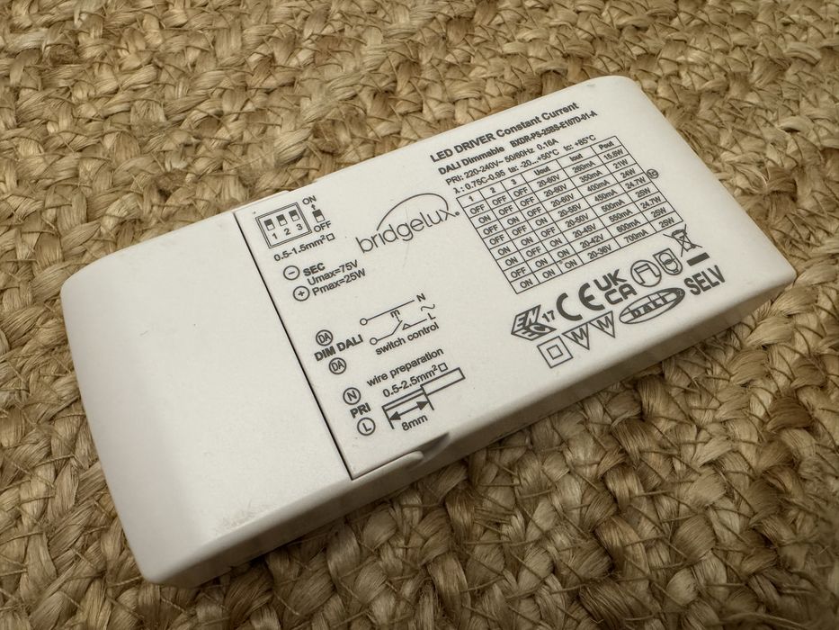 LED DRIVER DALI, Bridgelux, dimmable, 5 sz