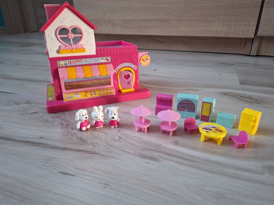 Mini domek kawiarnia mebelki