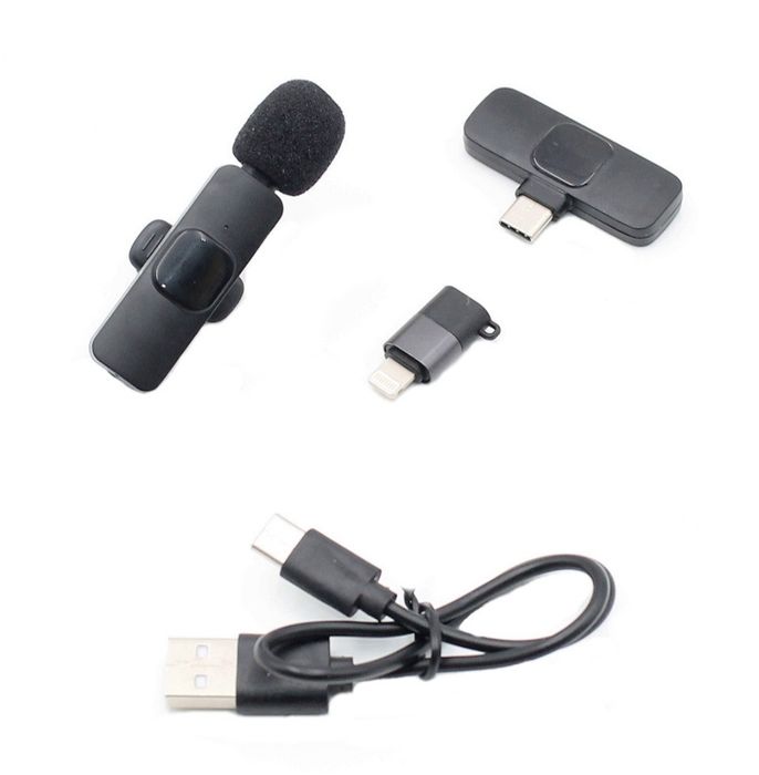 Микрофон петличный для блогеров К8, К9, К11 для iPhone и Android