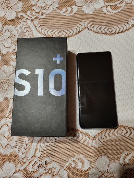 Smartfon telefon samsung s10 plus uszkodzony