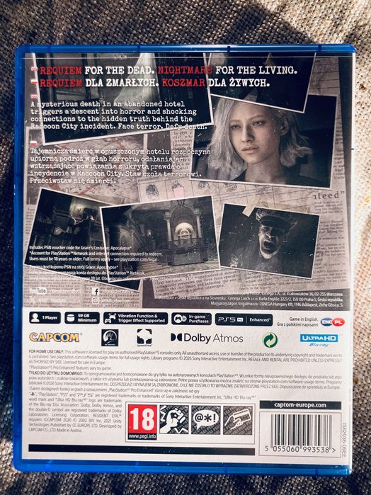 Resident Evil : Requiem PS5 PL + niewykorzystany kod