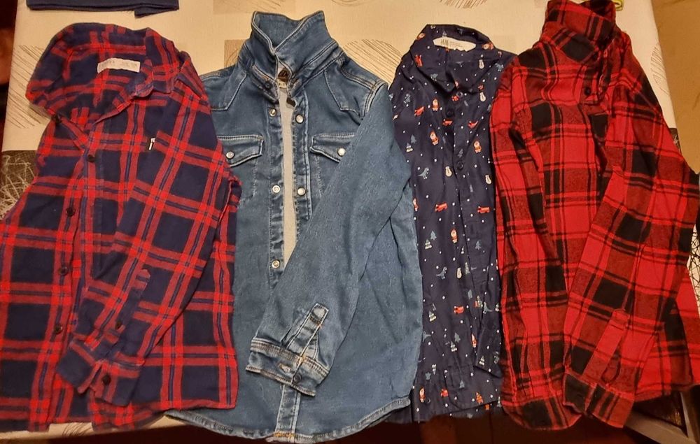4 Long-Sleeve Shirts for Children