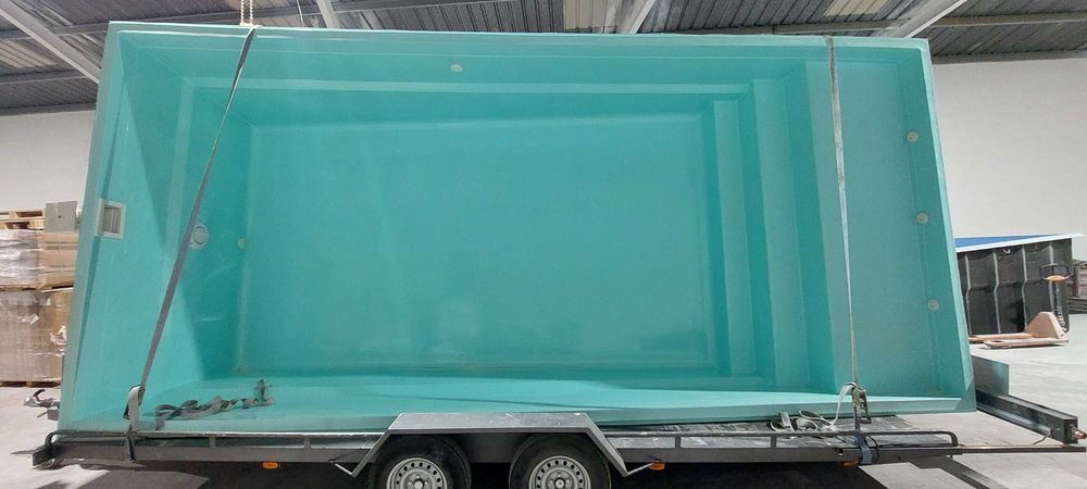 Piscina 7000x3000 TURQUESA con playa