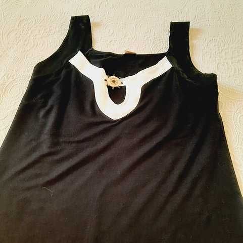 Vestido preto marinho