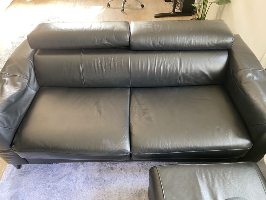 Kanapa rozkladana skorzana Kler