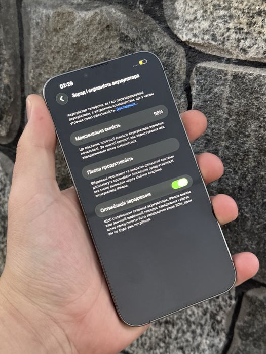 Apple IPhone 13 Pro Max 256 Gb Graphite Neverlock 98% акб