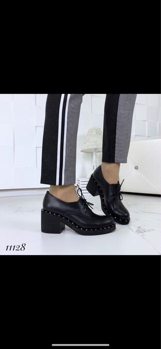 Шкіряні туфлі 38 розмір