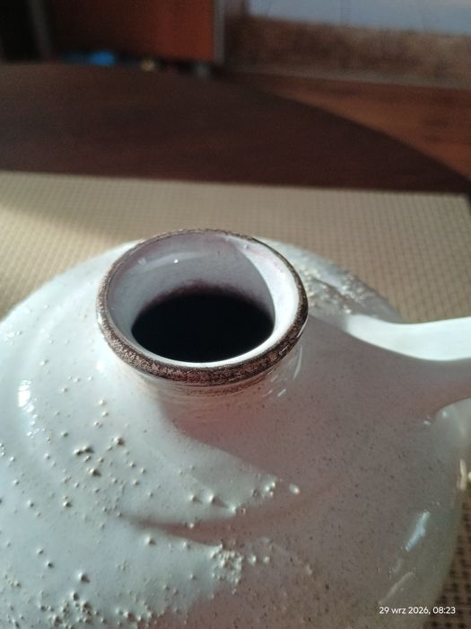 Stary ceramiczny wazon Strehla - lata 70