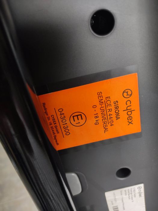 Cadeira auto Cybex Platinum Sirona