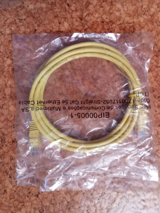 Cabo de rede ethernet