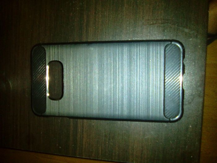 Capa Silicone maleável duro, Preto Traseira Samsung Galaxy S10e
