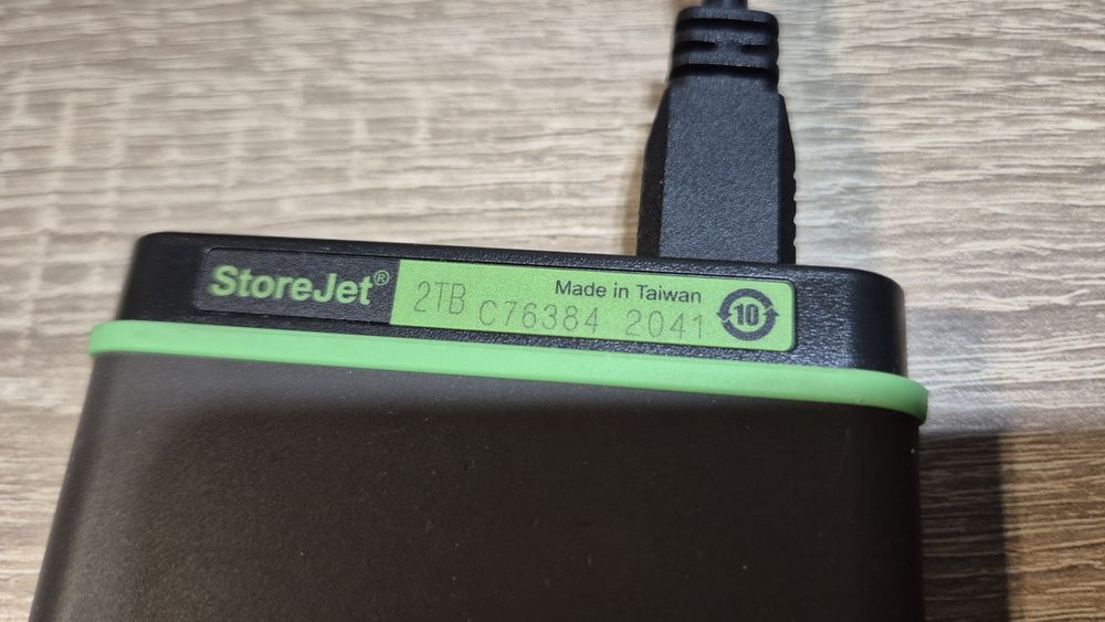 Зовнішній диск Transcend Storejet 2Tb (TS2TSJ25M3) black USB 3.0